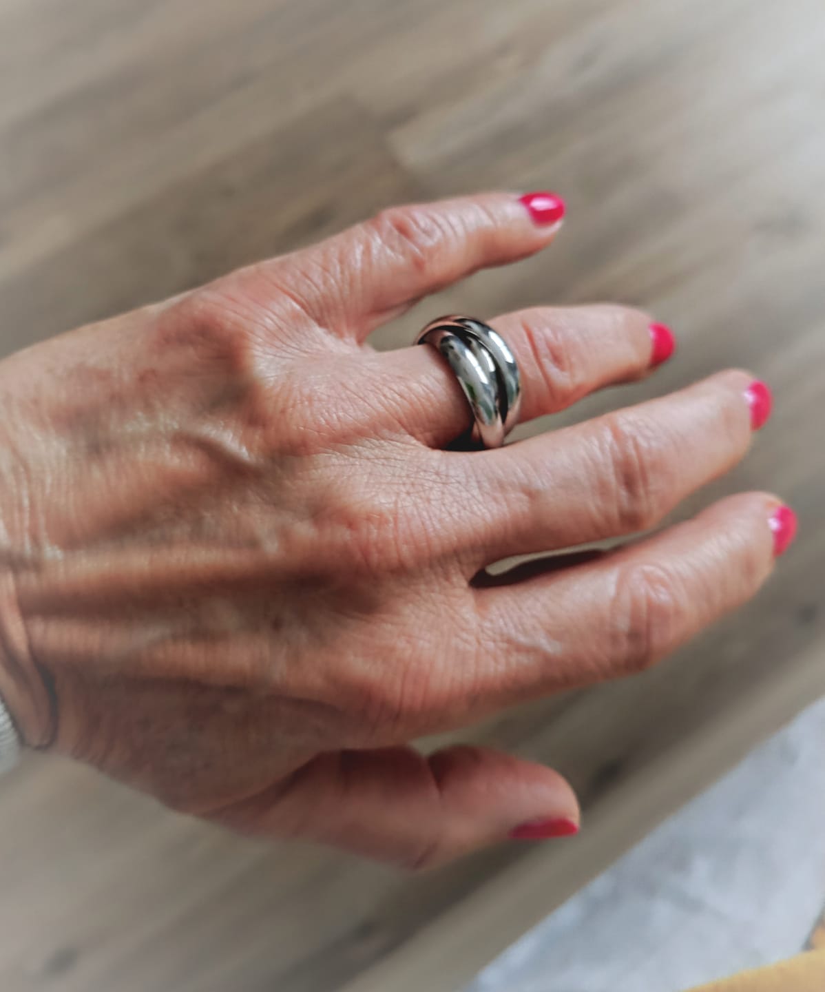 Customer photo review of Kyla Ring | 18K vergoldet