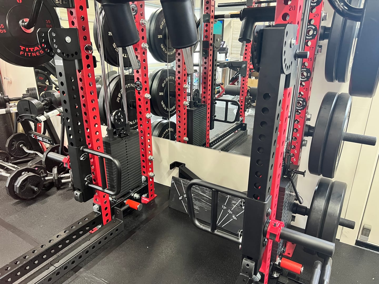 Customer photo review of Adjustable Lever Arms -3''×3''Uprights