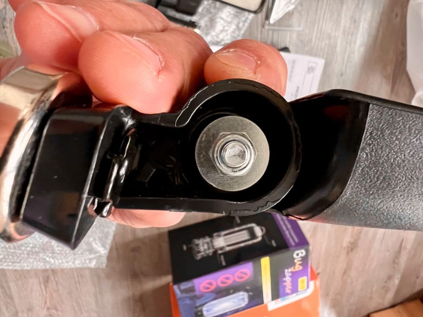Customer photo review of 220Lbs Magnetic Side Mirrors for UTV Golf Cart Tractor Forklifts