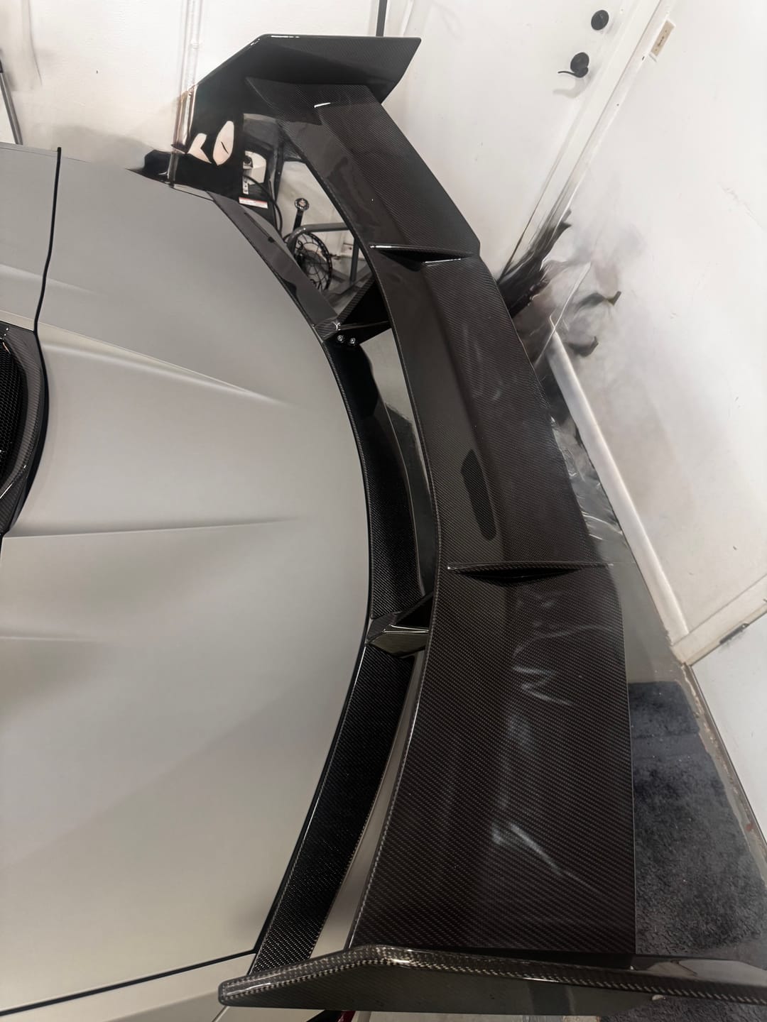 Customer photo review of Rear Bumper Hole Covers | Corvette C8 Z06 (2023-2025) | Z07 High Wing Conversion