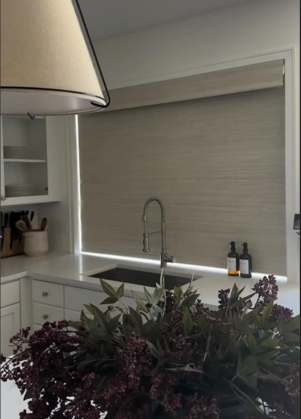 Customer photo review of Echo Handwoven Natural Jute Bamboo Shade