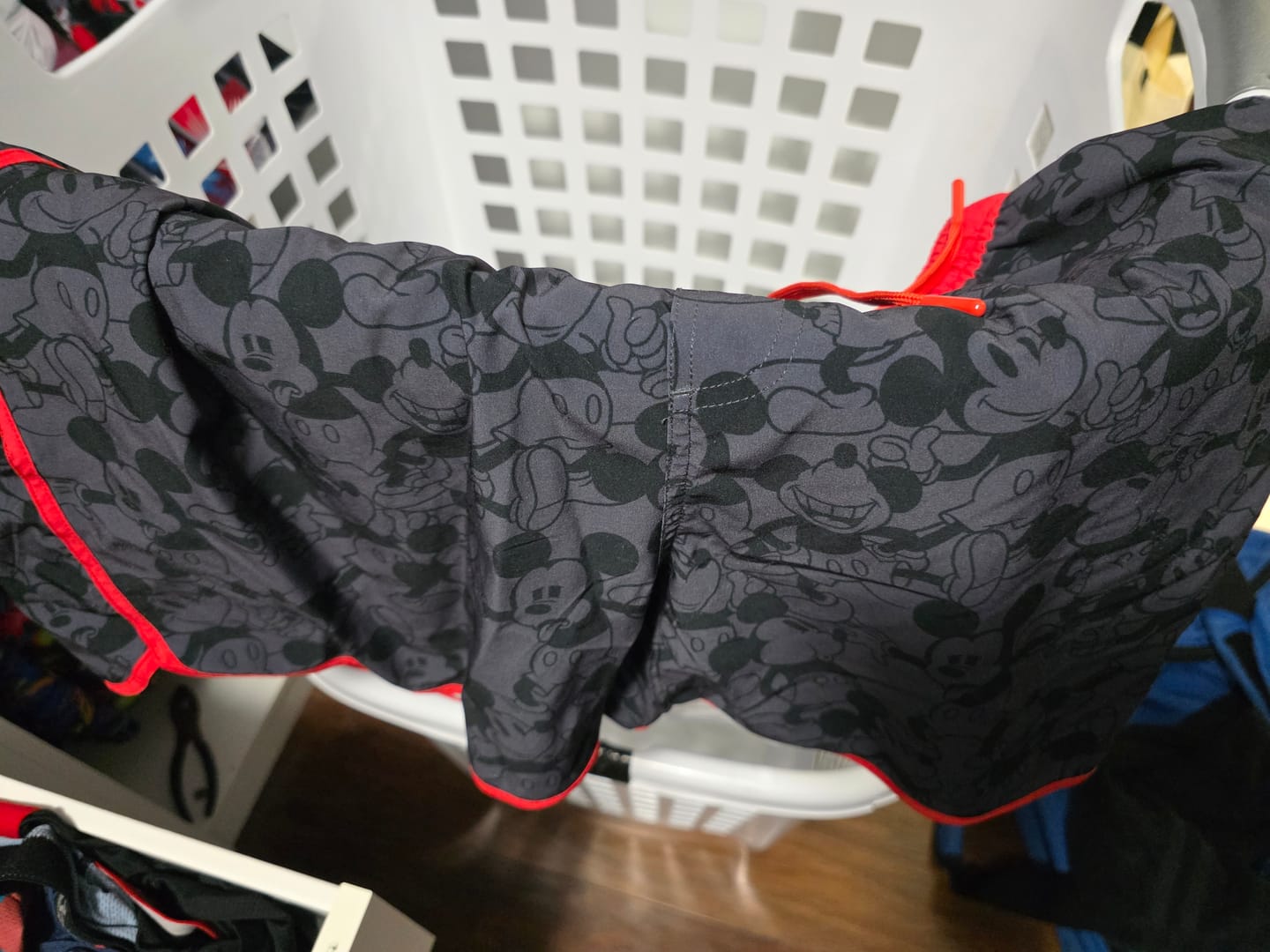 Customer photo review of Disney "Enjoy the Journey" – V2 Lined Training Shorts