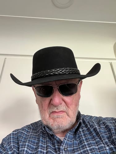 Customer photo review of The Lash Stetson Hat - Made Exclusively for Waylon Jennings - PREORDER