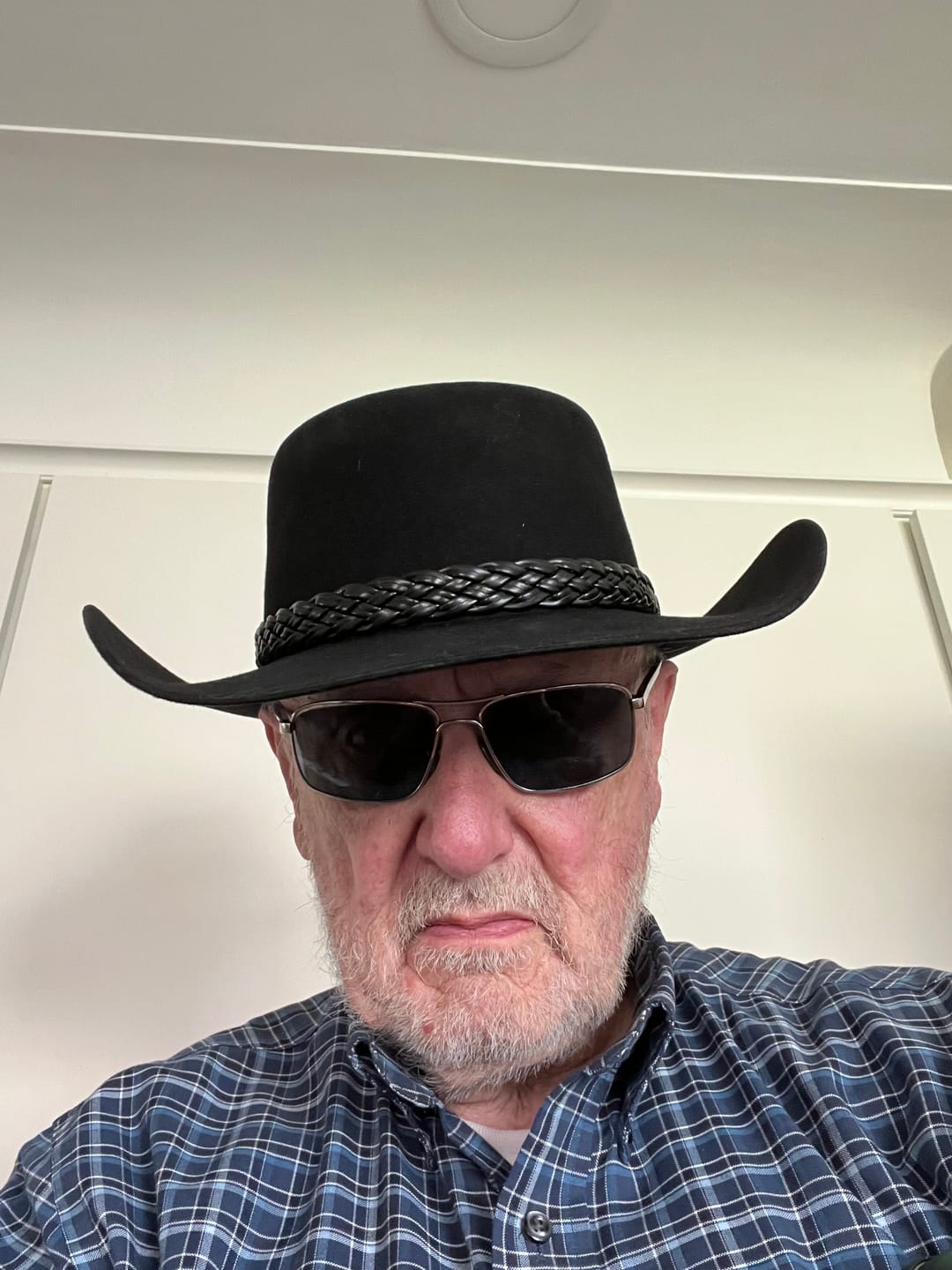Customer photo review of The Lash Stetson Hat - Made Exclusively for Waylon Jennings - PREORDER