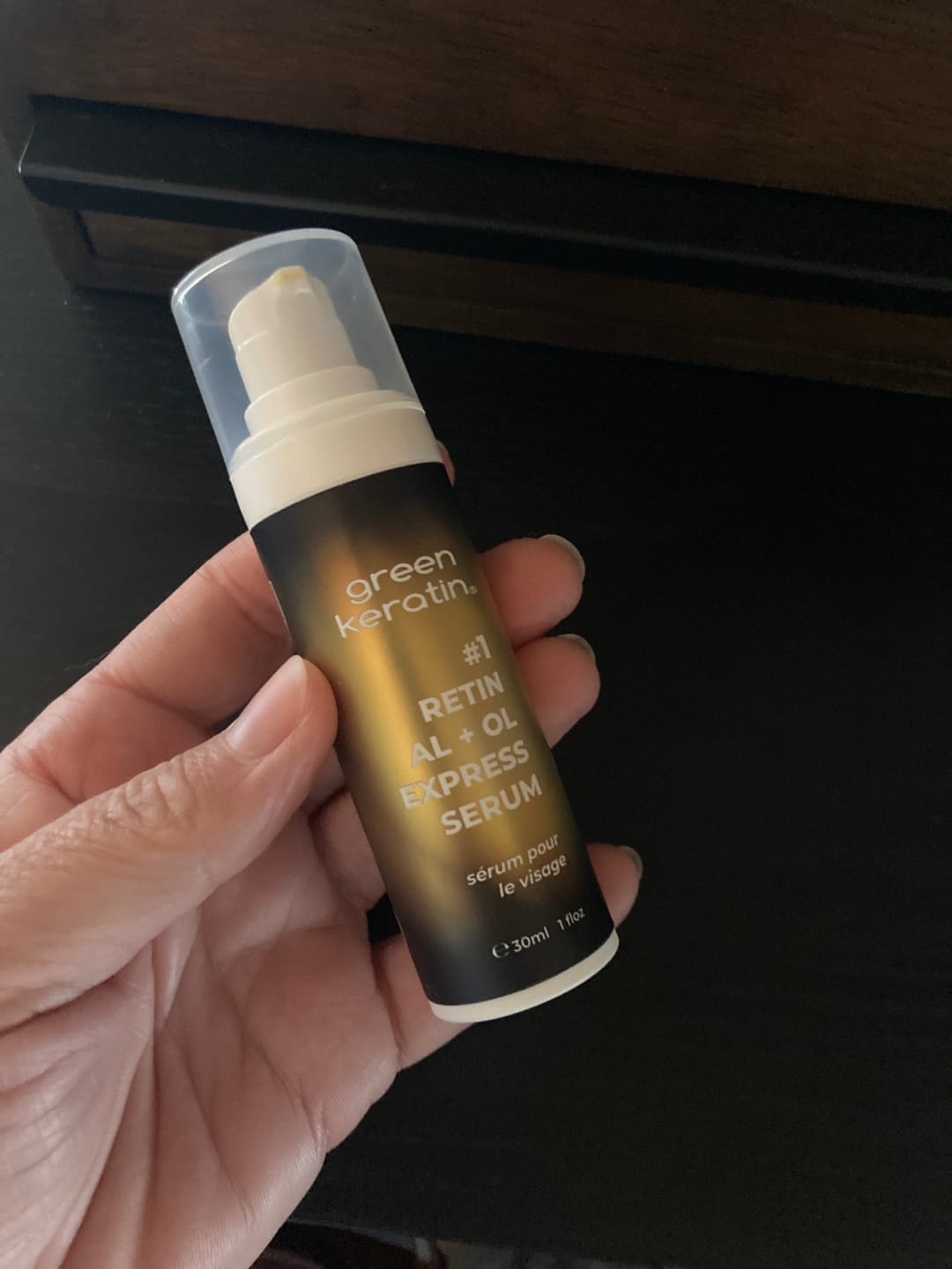 Customer photo review of Retin AL + OL EXPRESS Sérum Visage de Nuit, 30ml