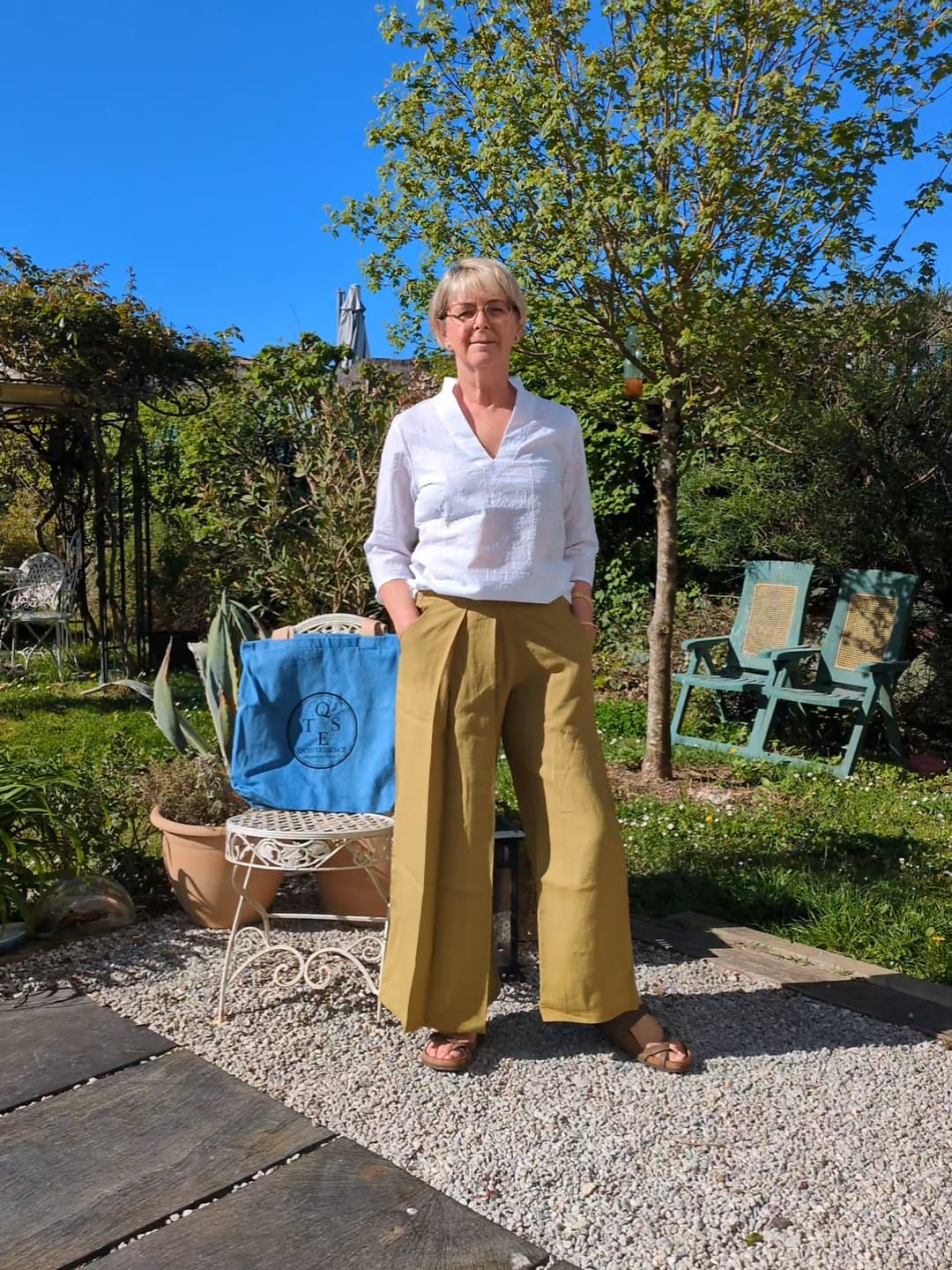 Customer photo review of Blouse Madeleine – Broderie d’Antan