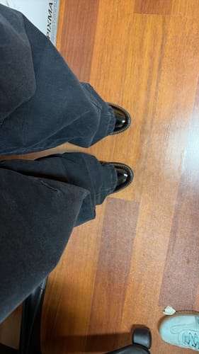 Customer photo review of Botín Negro Mujer C7328