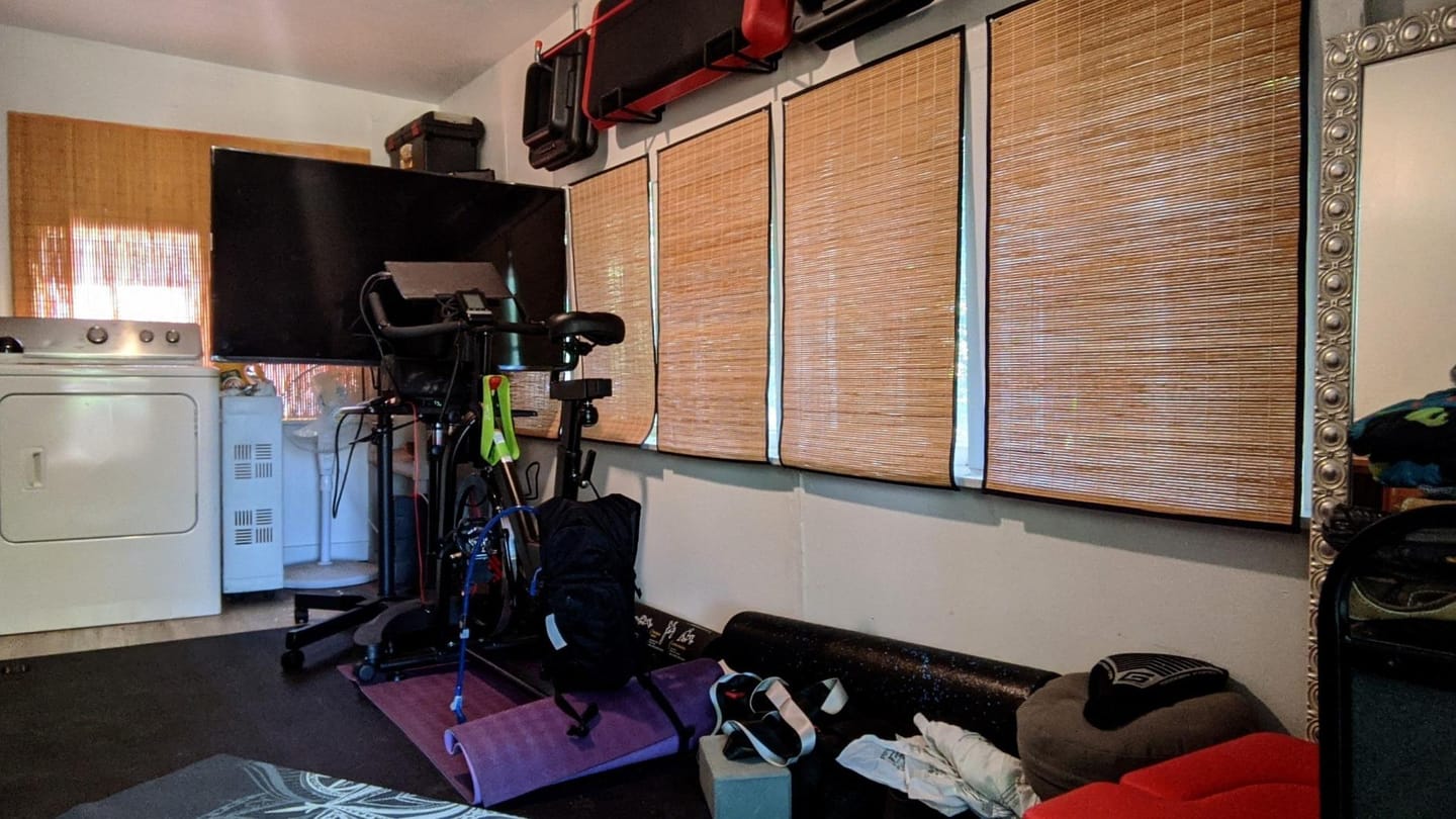 Customer photo review of GXMMAT Extra Large Exercise Mat 6'x10'