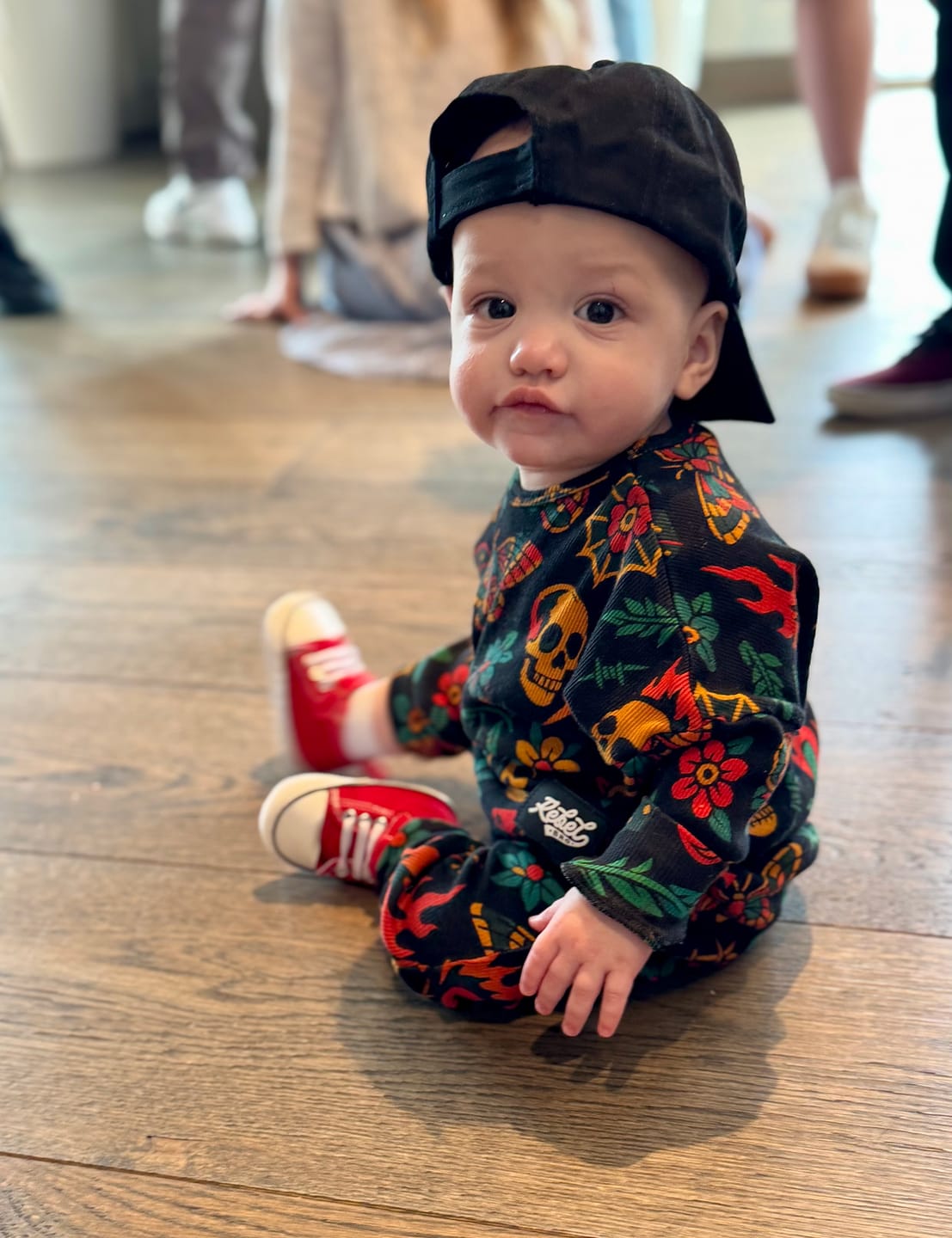 Customer photo review of Organic Ribbed Set in Inkworks