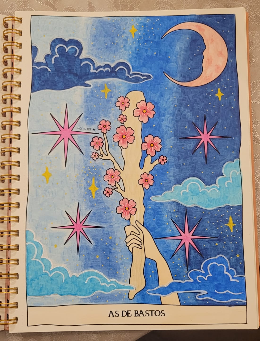 Customer photo review of TAROT PARA COLOREAR: Tomo II - Arcanos menores