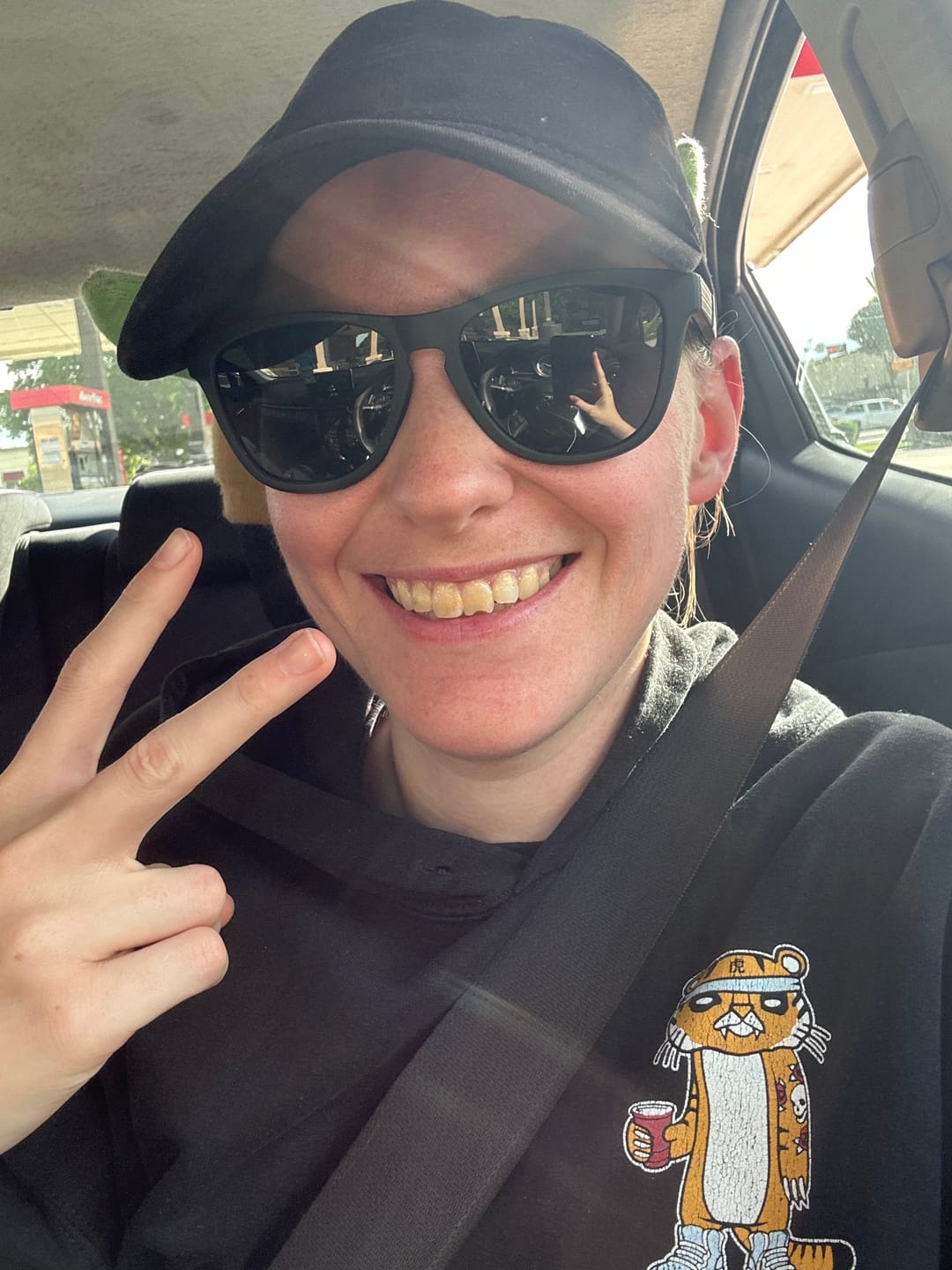 Customer photo review of 80Eighty® Polarized Shady Sunglasses