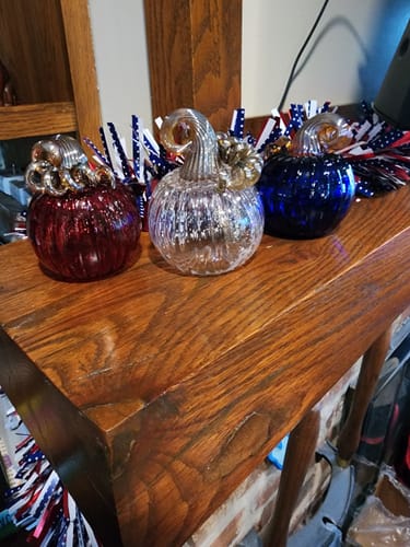 Customer photo review of Patriotic Pumpkin Trio