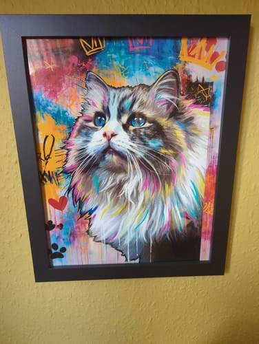 Customer photo review of Graffiti -  Personalised Poster
