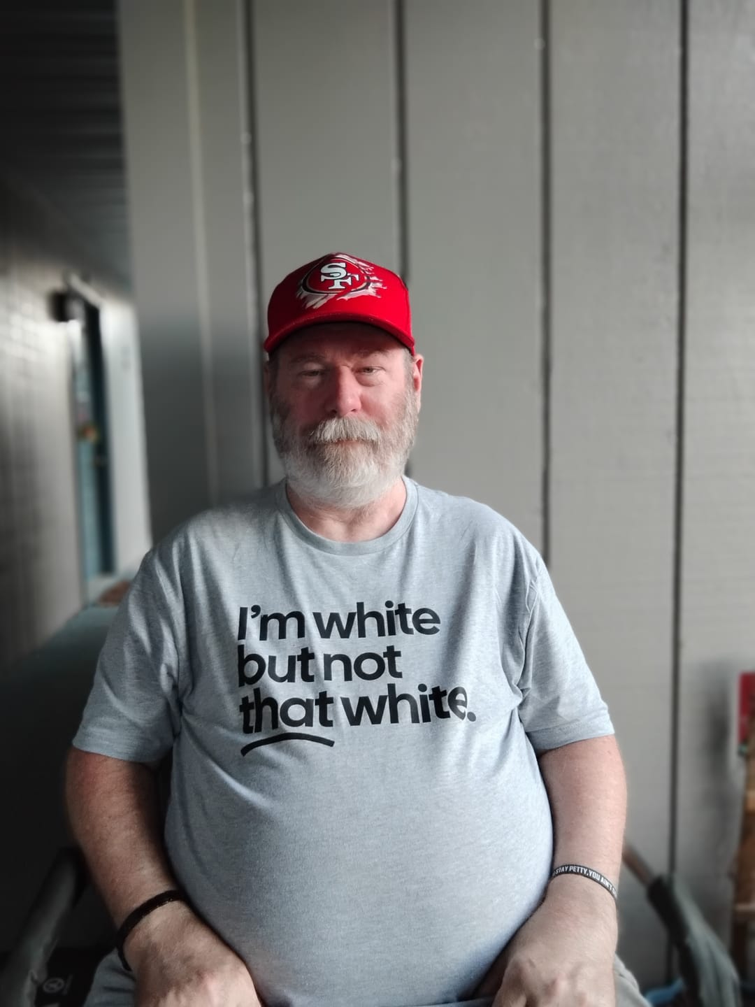 Customer photo review of Imagine Being Scared of Diversity But Not Dictatorship Unisex Tee