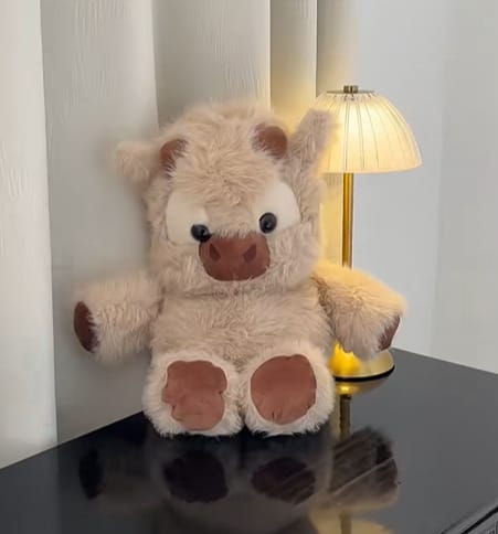 Customer photo review of MooMoo – La Vaquita Peluche que Corre