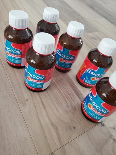 Customer photo review of Gaviscon Advance Aniseed Flavour Oral Suspension,250ml 6 Pack