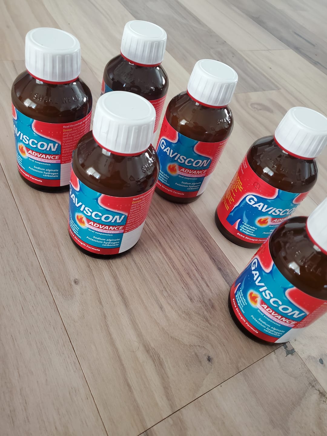 Customer photo review of Gaviscon Advance Aniseed Flavour Oral Suspension,250ml 6 Pack