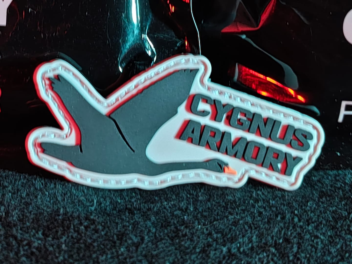 Customer photo review of Cygnus Armory - PVC velcro patch