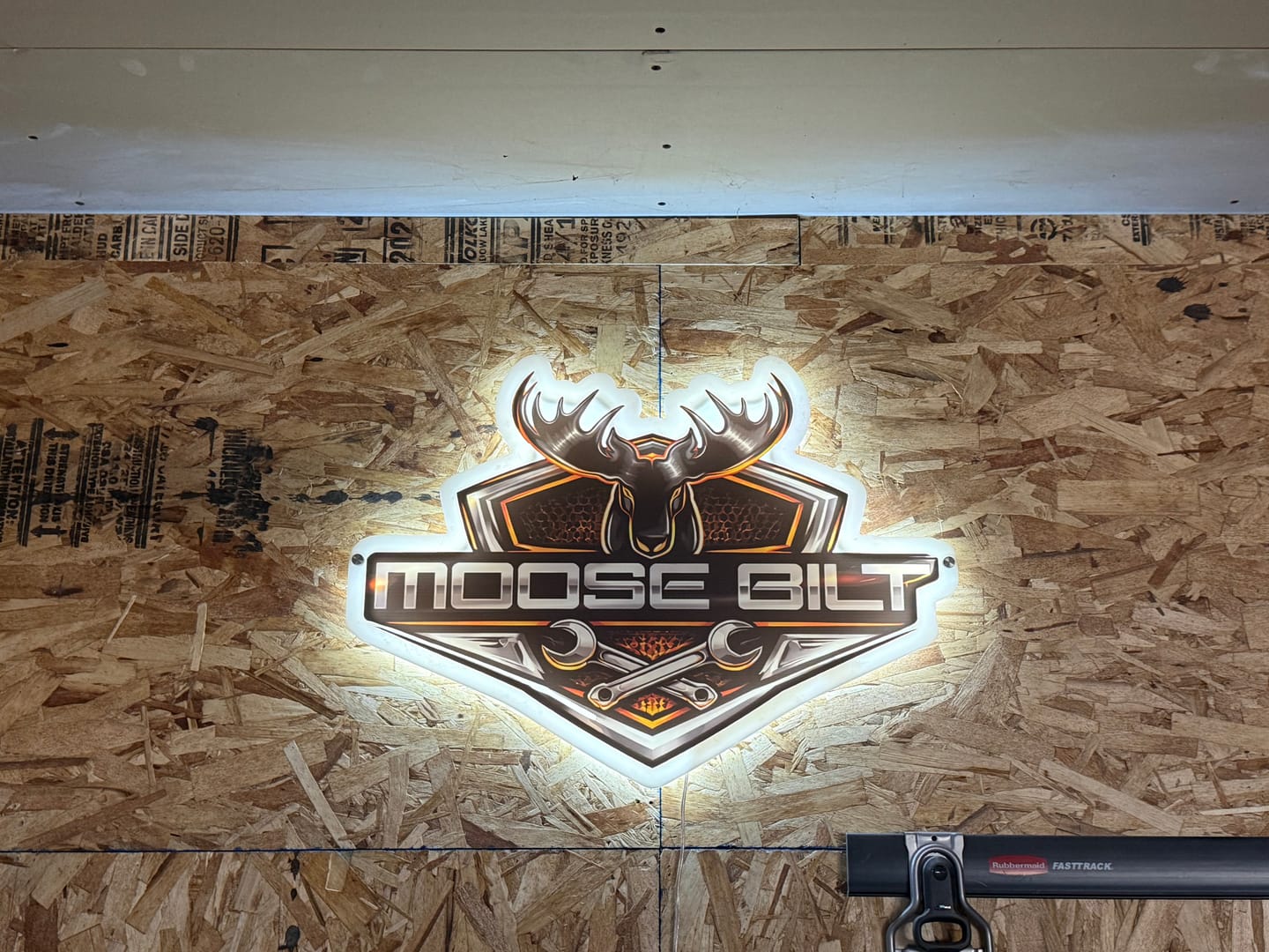 Customer photo review of CUSTOM MOCKUP SIGN FOR Justin Sheridan