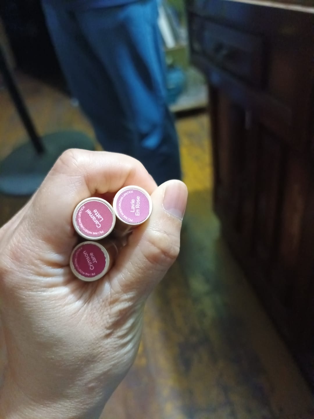 Customer photo review of Pili Ani Mini Lipstick Set