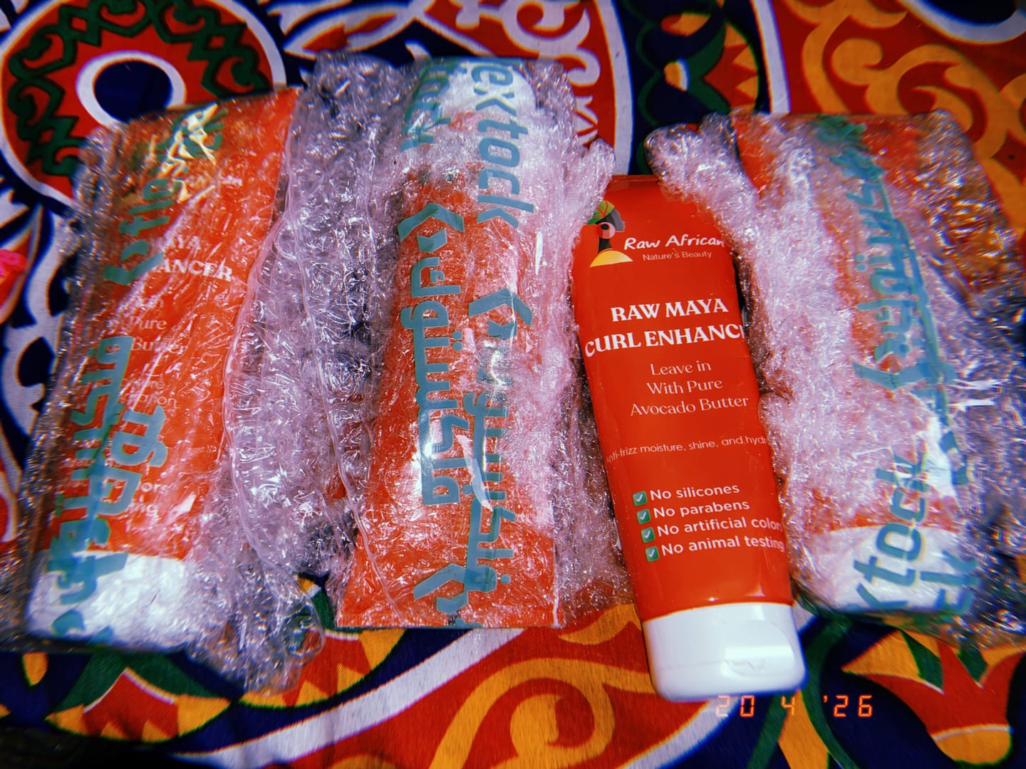 Customer photo review of Maya Leave In & Curl Enhancer