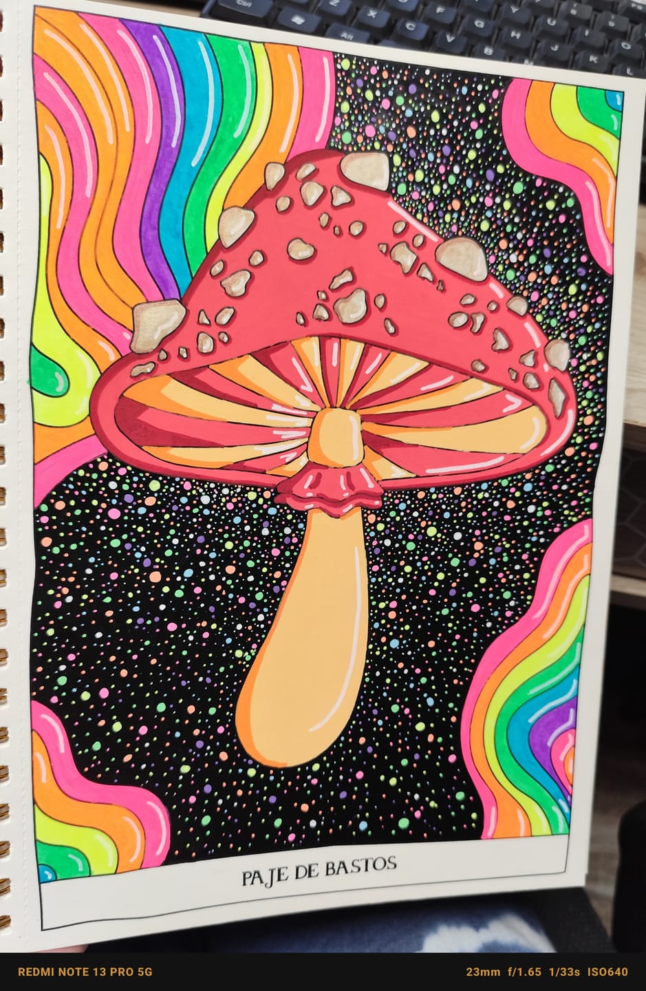 Customer photo review of TAROT PARA COLOREAR: Tomo II - Arcanos menores