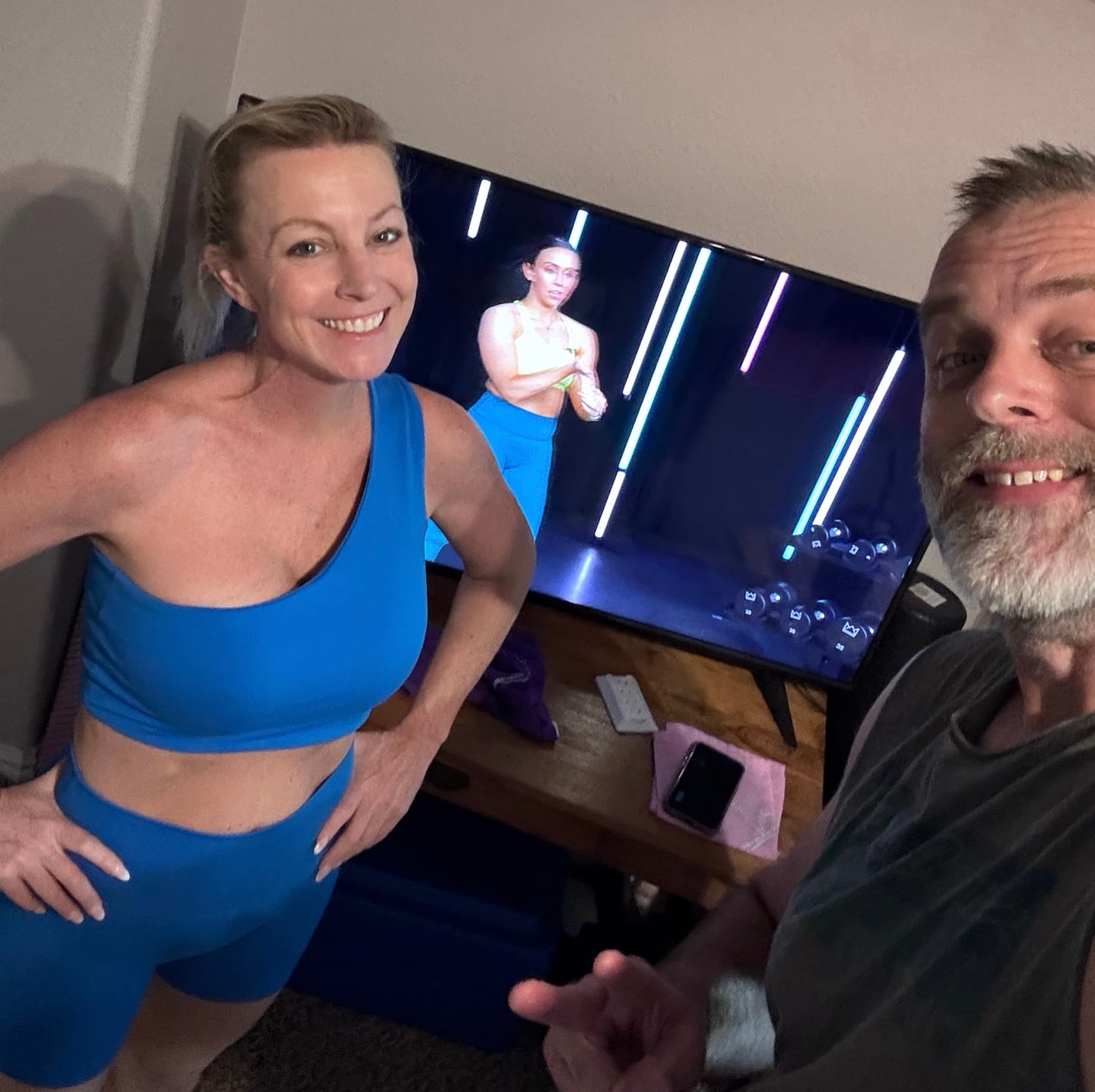Customer photo review of BOLD One-Shoulder Longline Bra