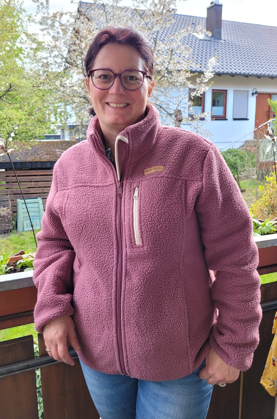 Customer photo review of Damen Sherpa Fleece Jacke