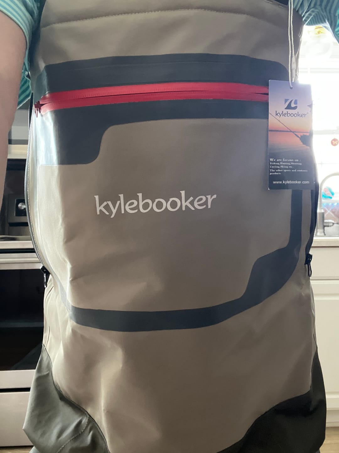 Customer photo review of Kylebooker Waterproof Breathable Stockingfoot Chest Fishing Hunting Waders KB004