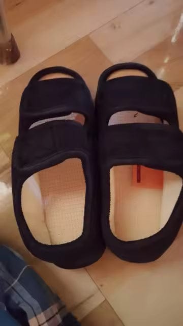 Customer photo review of Chausson orthopédique femme ouvert à scratch