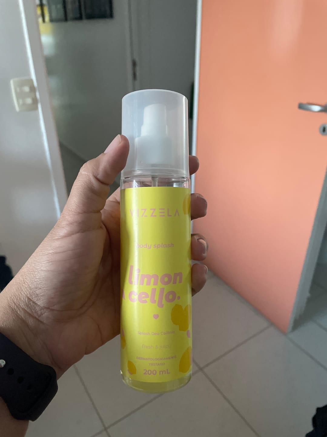 Customer photo review of Body Splash Deo Colônia Limoncello – Vizzela