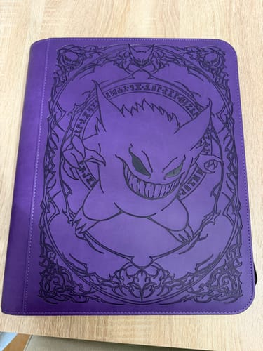 Customer photo review of Purple Evil - Toploader Trading Card Binder