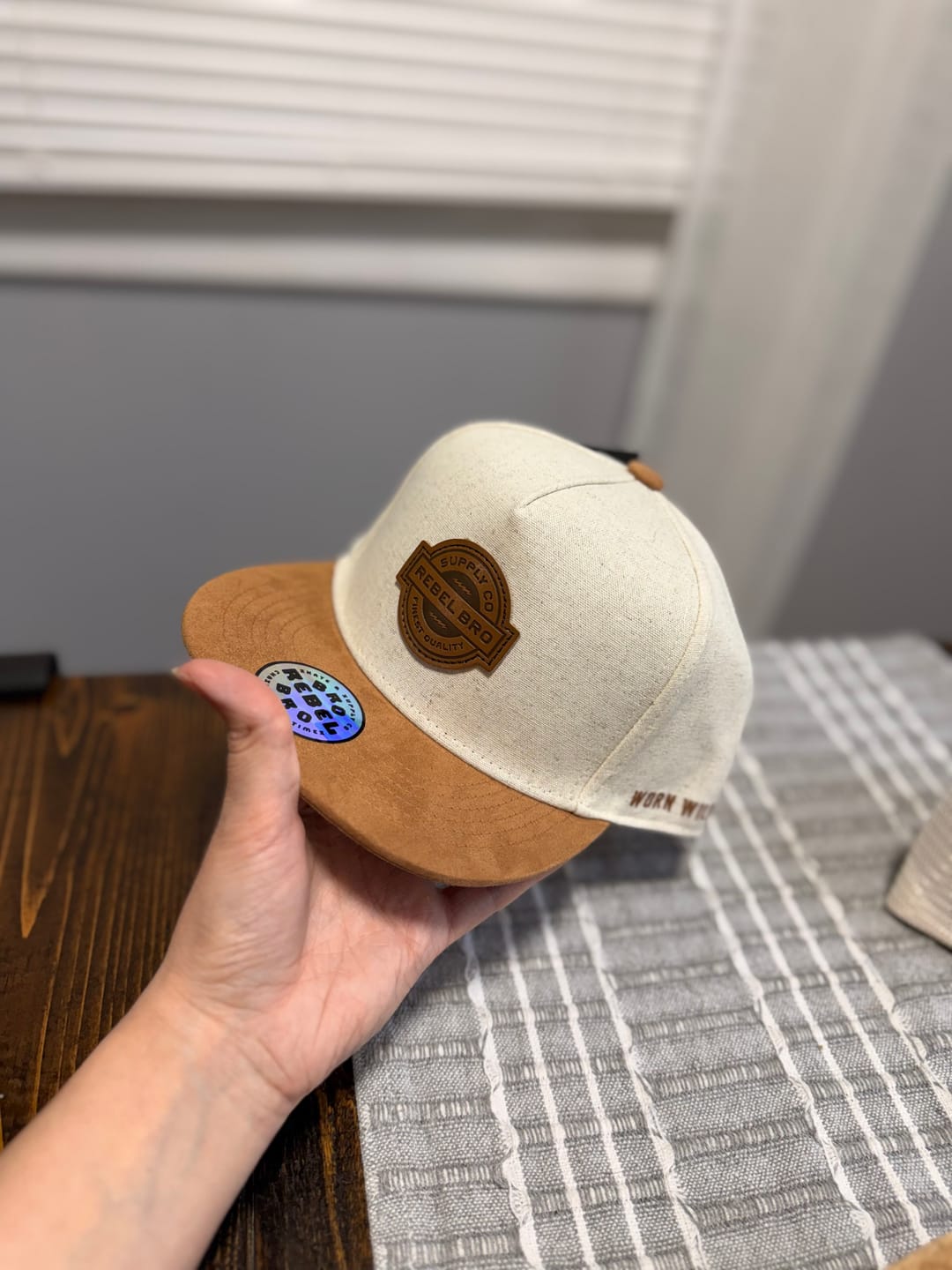 Customer photo review of Snapback in Jenner (Worn Wild X Rebel Bro Exclusive)