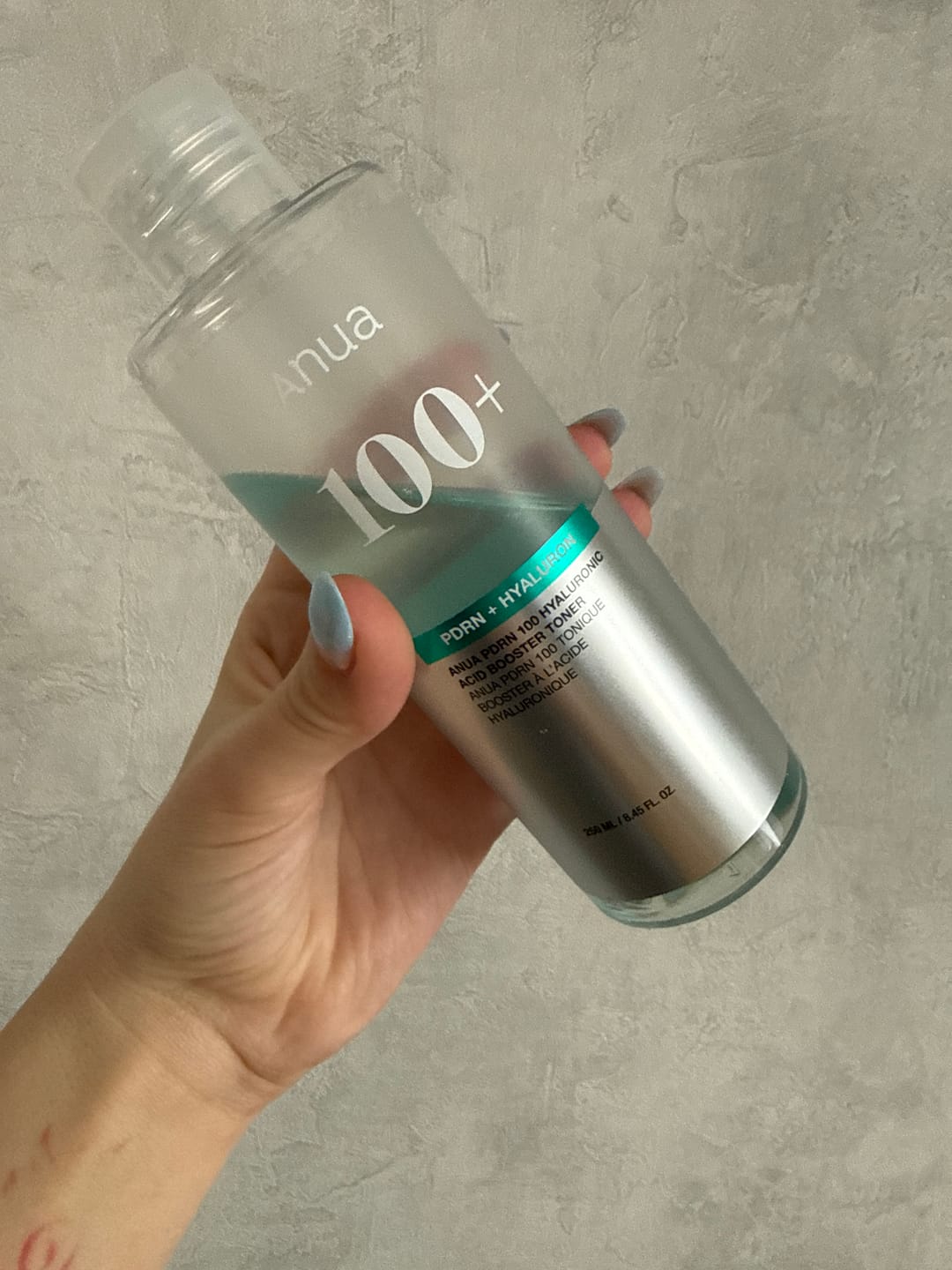 Customer photo review of Intensīvi mitrinošs PDRN toniks Anua PDRN 100 Hyaluronic Acid Booster Toner