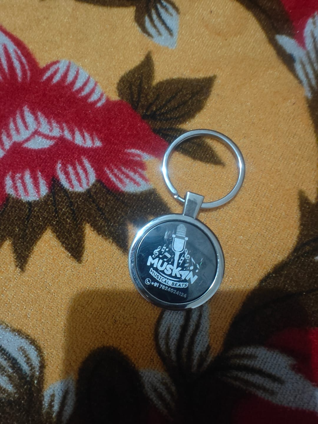 Customer photo review of Premium Metal Keychain | Best for Corporate Gifting | PrintMine.in