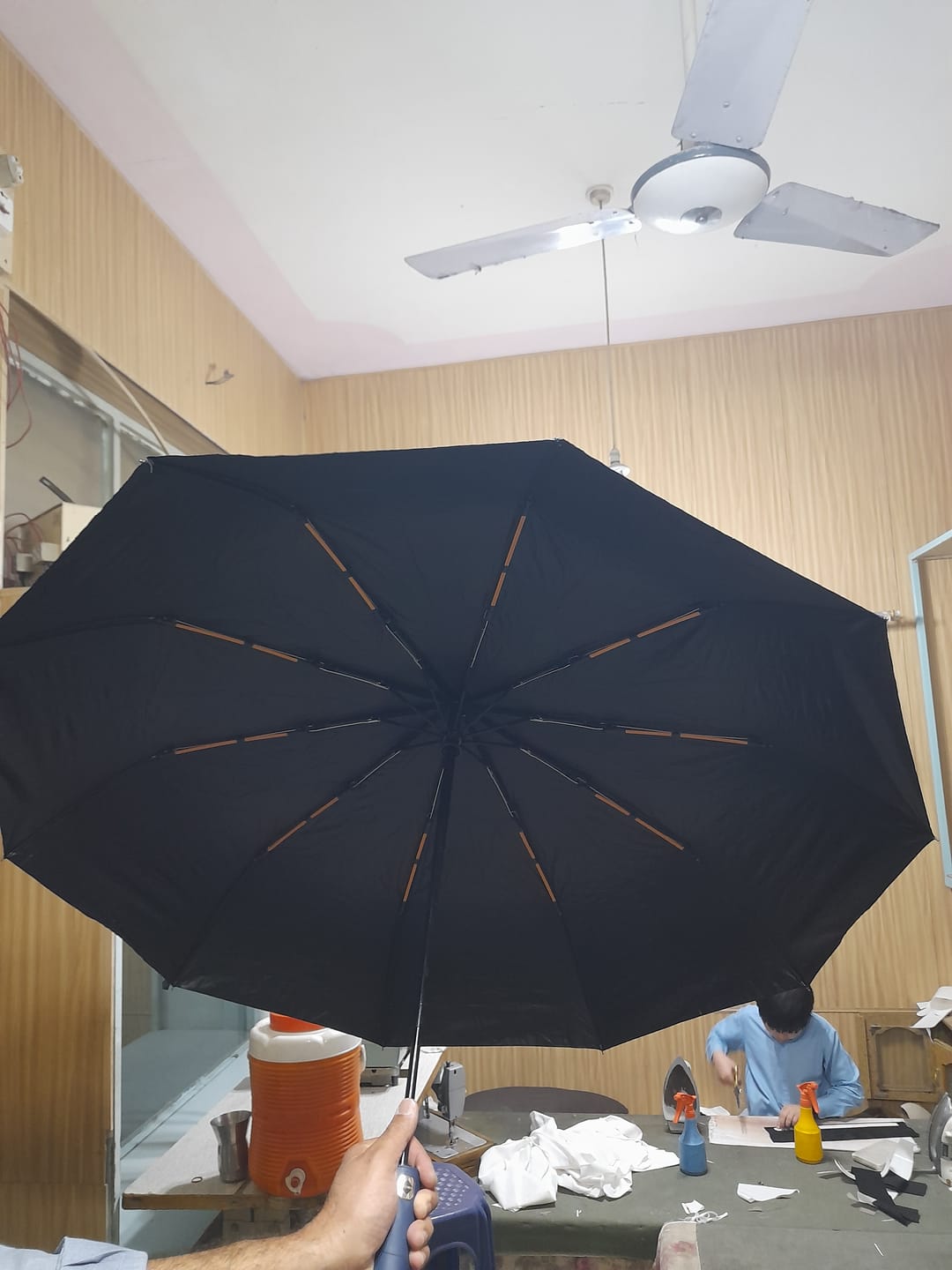 Customer photo review of UV Protected Umbrella with Torch - Unbreakable | Windproof | Waterproof