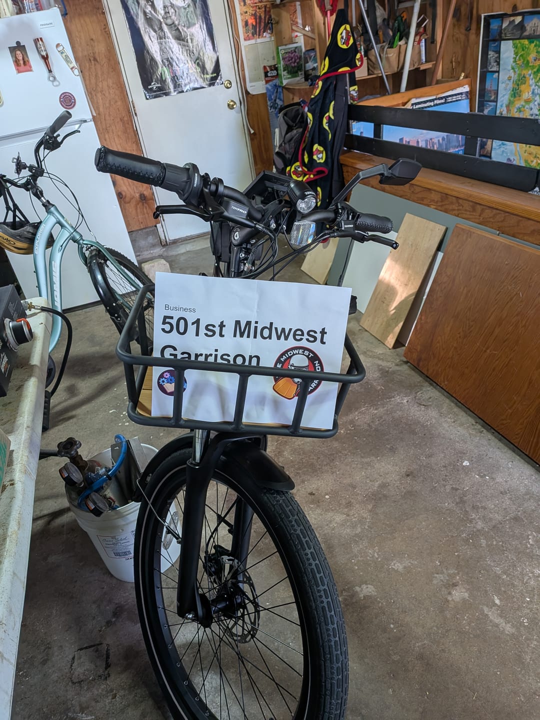 Customer photo review of Multi-Purpose Front Cargo Basket