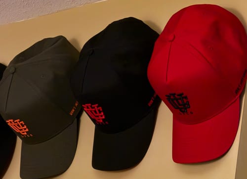 Customer photo review of ULTRA FIT Khaki Blaze A-Frame Snapback