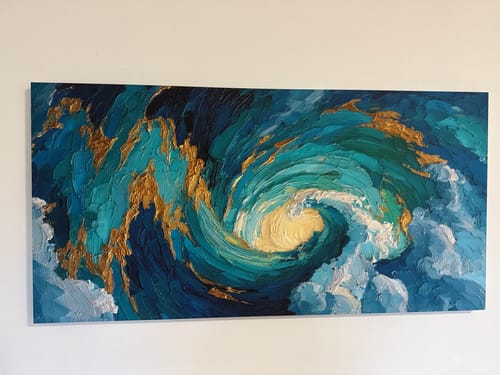 Recensione con foto di un cliente su Spirale dell'Egeo 150x75cm Orizzontale (spessore 4cm)