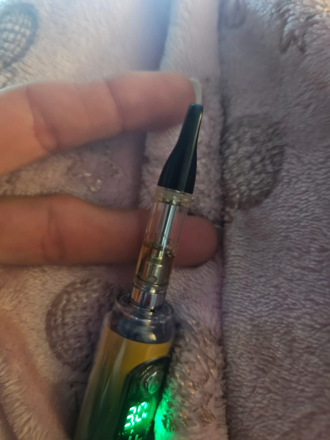 Customer photo review of 3pc Flavor Pack of 1 Gram THC-P Blend Vape Cartridge