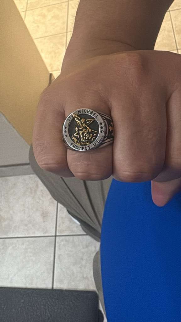 Customer photo review of ST. MICHAELS. - GOLD