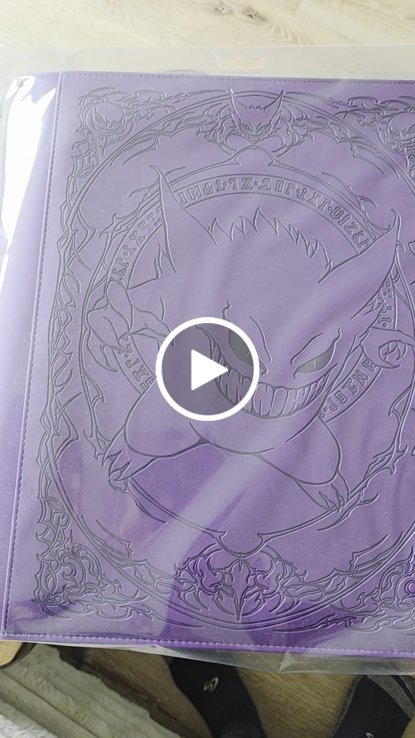 Customer video review of Lunar Shadow 9-Pocket Trading Card Binder