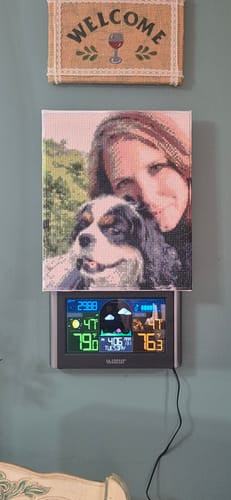 Customer photo by Debby S. of their finished diamond painting