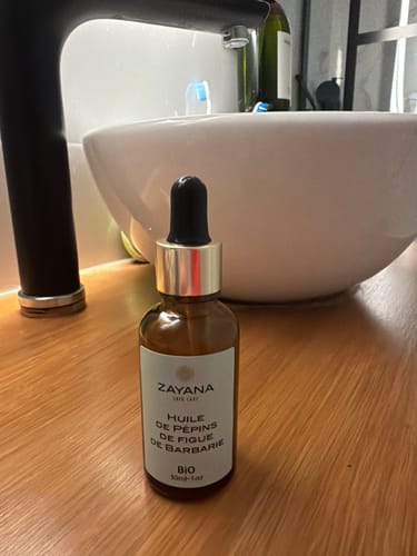 Customer photo review of Huile de Pépins de Figue de Barbarie Bio