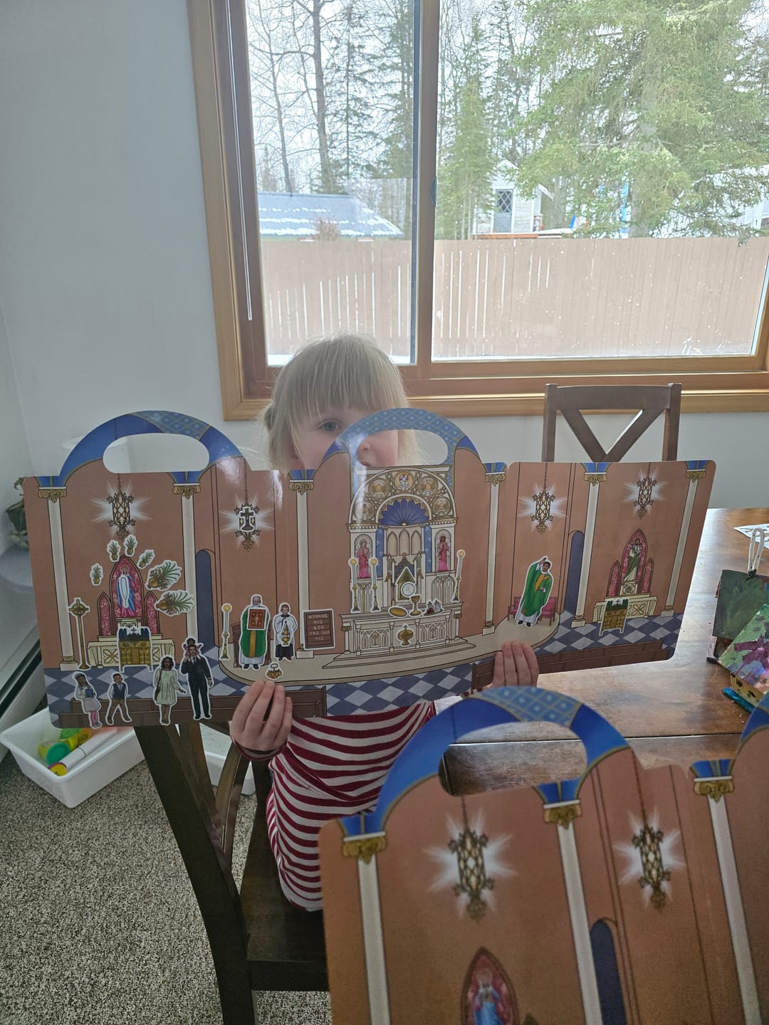 Customer photo review of The Mass Reusable Sticker Book