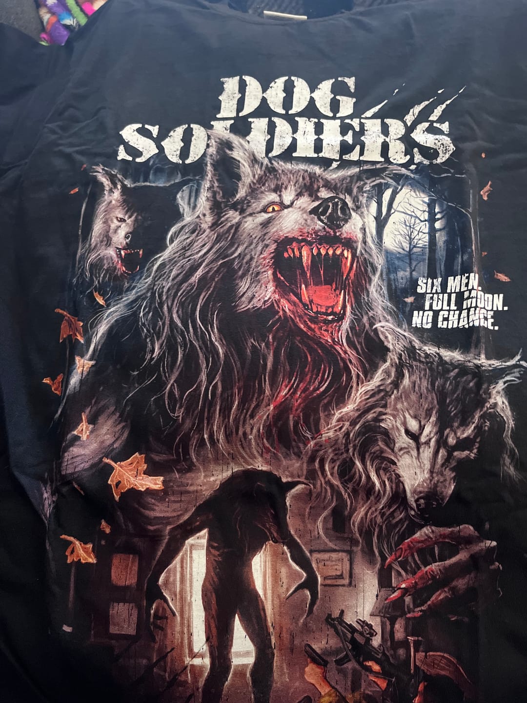 Customer photo review of Dog Soldiers No Chance T-Shirt