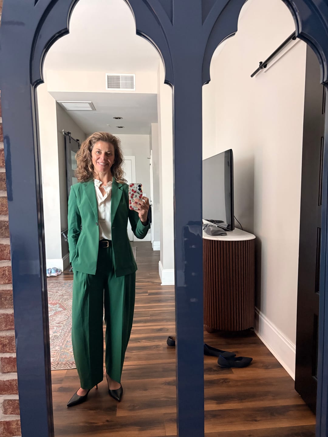 Customer photo review of Moreland Travel Blazer - OrigamiTech :: Viridian