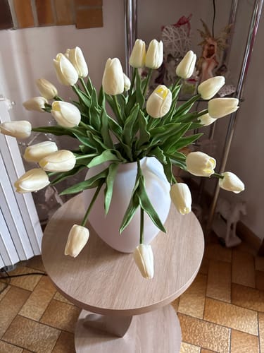 Customer photo review of Tulipes - Blanc (25 Tiges)