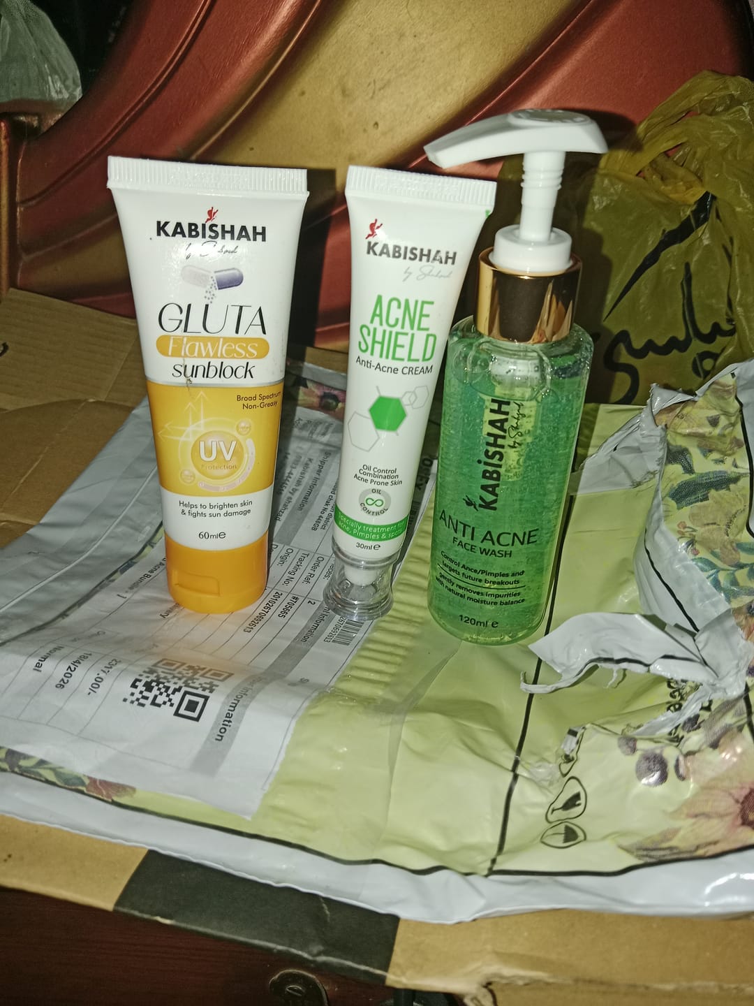 Customer photo review of Anti Acne Bundle