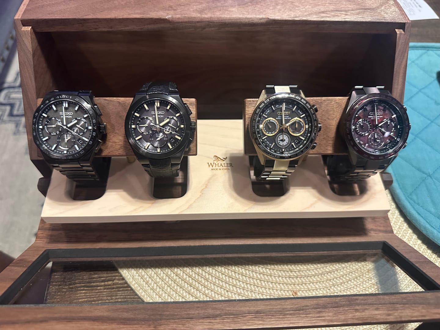 Customer photo review of WHALER 4-SLOT WATCH BOX